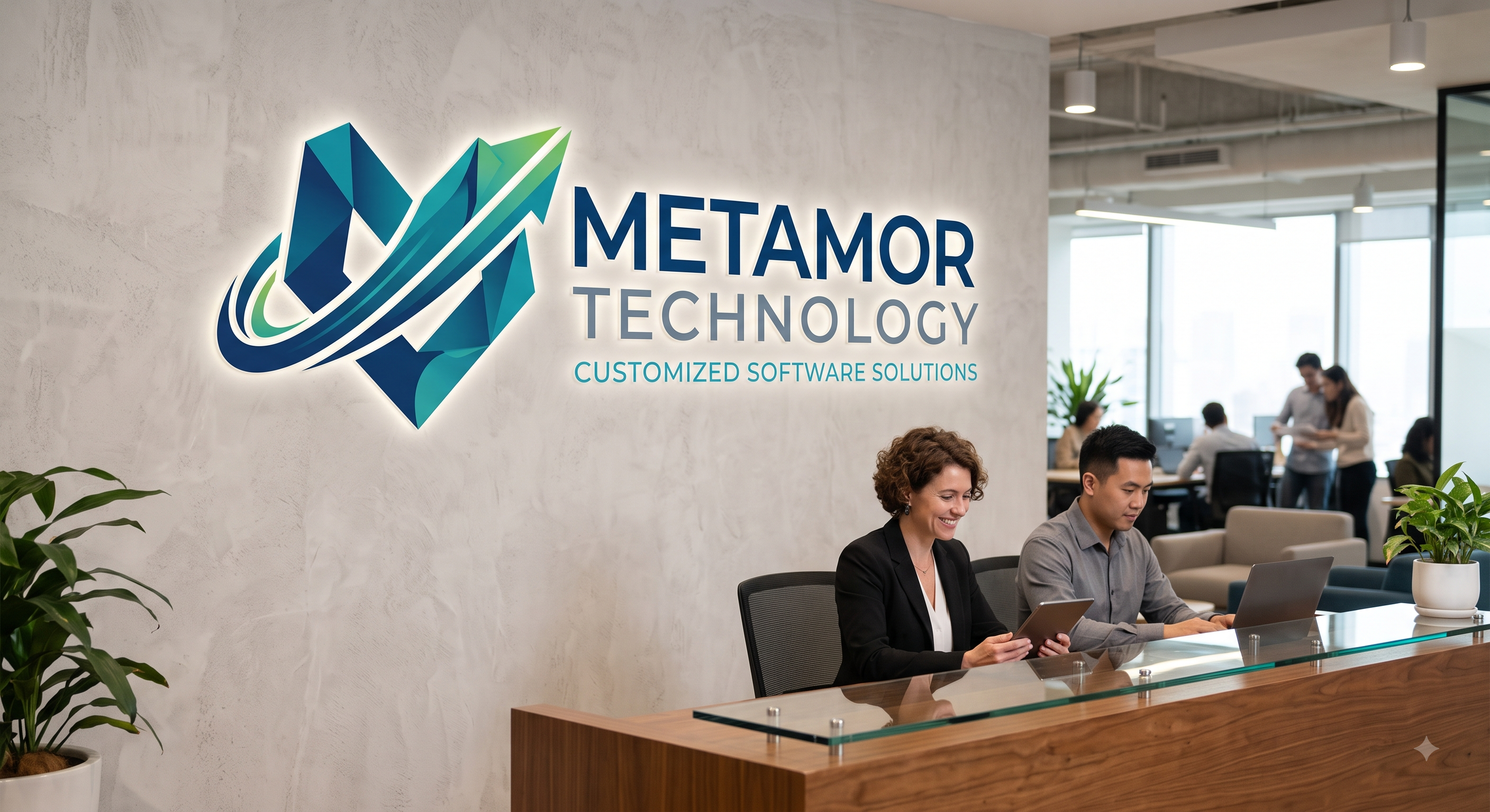 Custom enterprise software development by Metamor Technologies — bespoke interconnected software ecosystem built around unique business processes